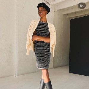 ESCADA Cable Knit Vintage Wool Cardigan